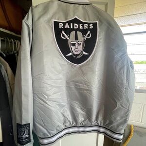 NFL Xl Jacket Raiders gray